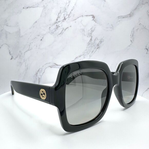 Gucci Black Square Sunglasses main image 6